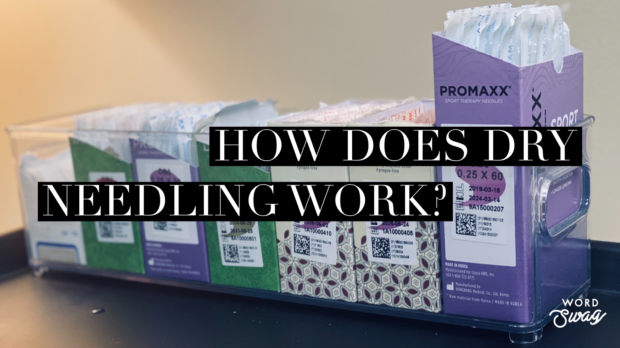 How does dry needling work?